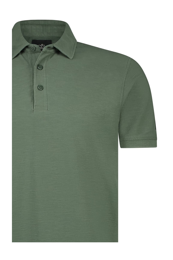 POLO VAN ZWARE JERSEYSTOF MET SLUBS 48435104 3700